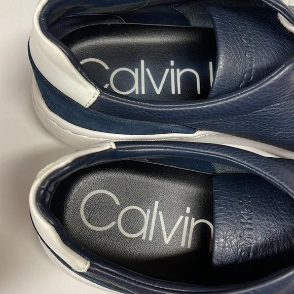 Men's Calvin Klein Navy Blue Sneakers - Picture 11 of 14